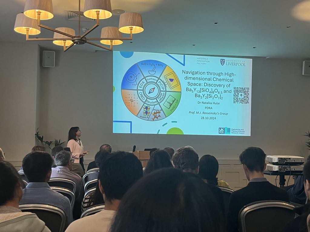 It was my great pleasure to present our recent findings at the Winter Crystallography Meeting, 28-29 October 2024