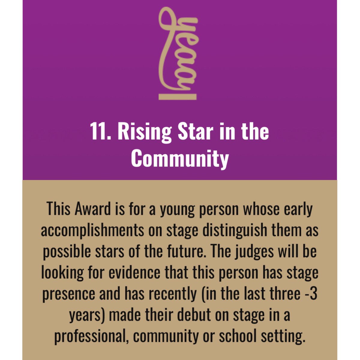 Winning the Rising Star Award from the Young Entertainers Academy Awards 2024 is a great honour for me. Thank you to all of my drama teachers at <a href="/ElthamDrama/">Eltham College Drama</a> for their support! I wouldn’t have won this award without the great opportunity you gave me!
<a href="/ElthamCollegeUK/">Eltham College</a> <a href="/ElthamHead/">Guy Sanderson</a>