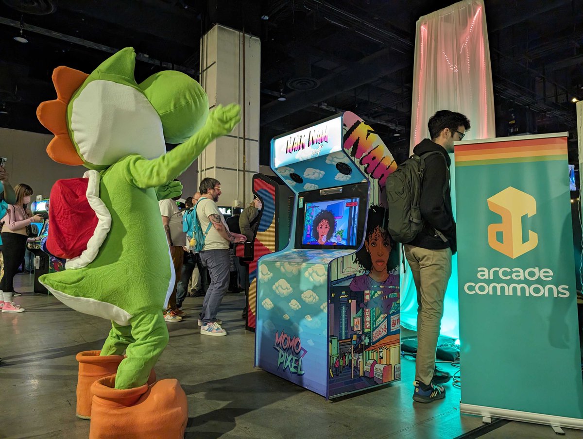 ArcadeCommons's tweet photo. It's ambitious, for sure! But our fabrication team and especially our lead designer, @mattfryed , has an impressive track record of creating incredible works of arcade cabinet artistry, like Hair Nah, Hoverburger, and most recently, DyeBreaker! https://t.co/fgu0dwpVN8