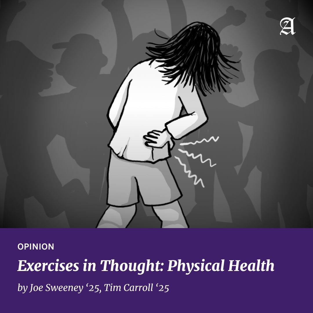 Columnists Joe Sweeney ’25 and Tim Carroll ’25 discuss experiences and structural issues surrounding health.

✍️ Joe Sweeney '25 and Tim Carroll '25
🔗 buff.ly/4dWVlrB