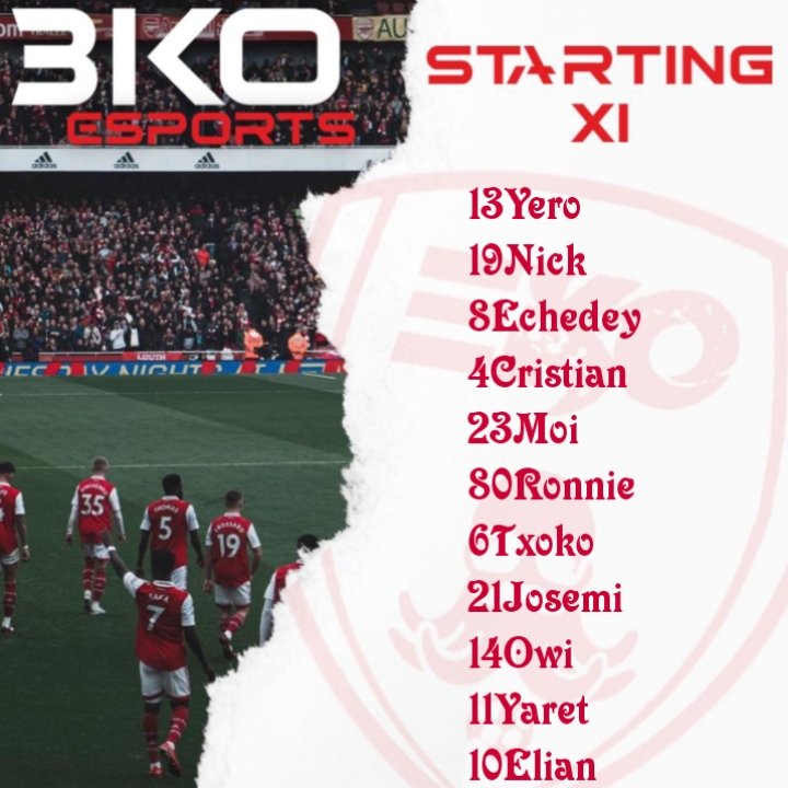 3KO_eSports's tweet photo. Nuestro 11 para hoy, vamos Equipo 💪💪💪
              
@Official_EVF 
🆚 @ClubesProKoraru 

@3KO_eSports 🐙
#ADN3KO 🧬
#SOMOS3KO 💪
@ComunidadClubes 🥅
@easportsfces ⚽
#EAFC25 🎮 https://t.co/GyENdEAXEE