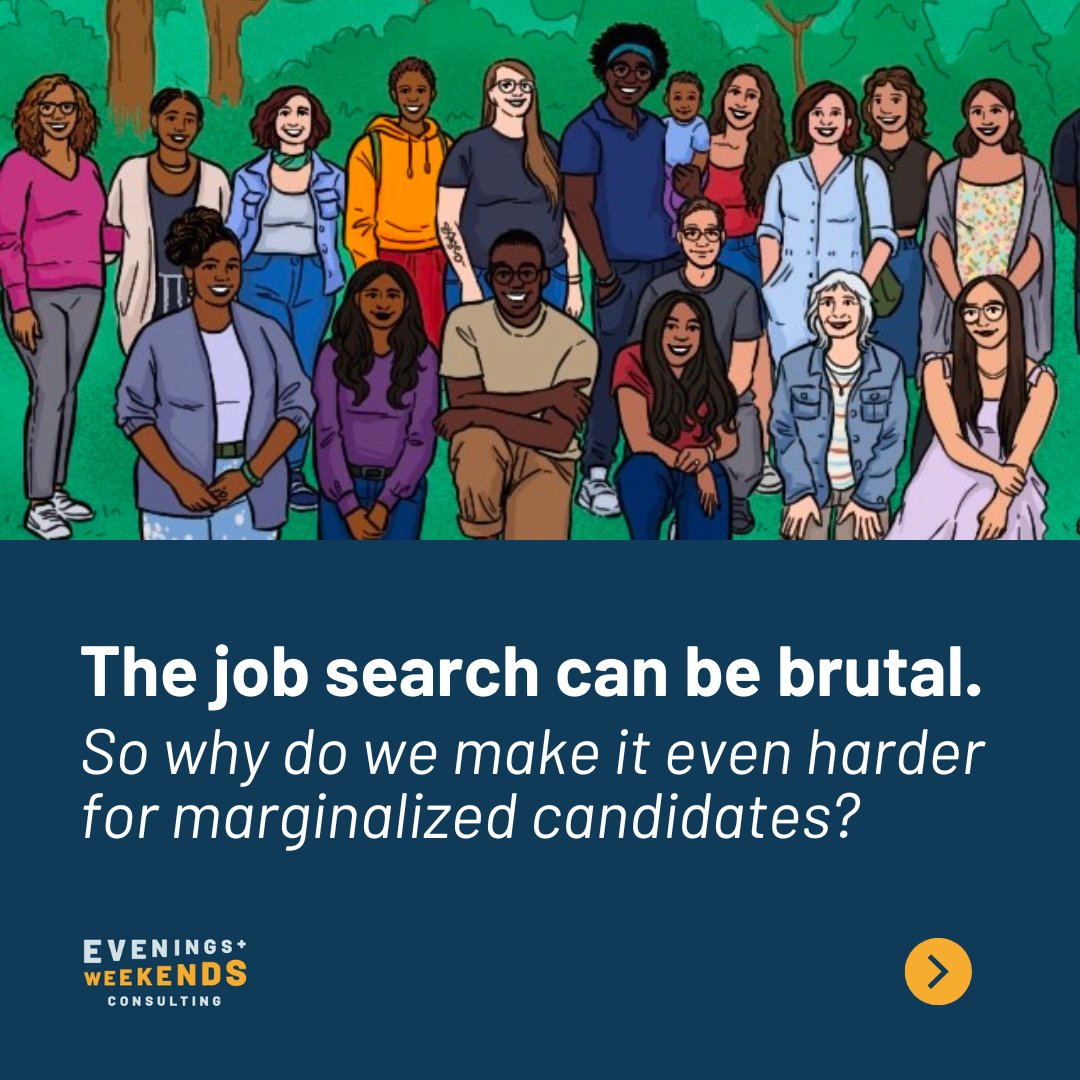 Between take-home assignments, endless interviews, and unnecessary “requirements,” the deck's stacked against candidates who don’t have the time or resources to jump through hoops.

In <a href="/futureofgood/">Future of Good</a>, E&amp;W’s <a href="/urbansista/">Shellene@SweetLimeComms</a> shares 5 steps to do hiring better. futureofgood.co/how-to-a-five-…