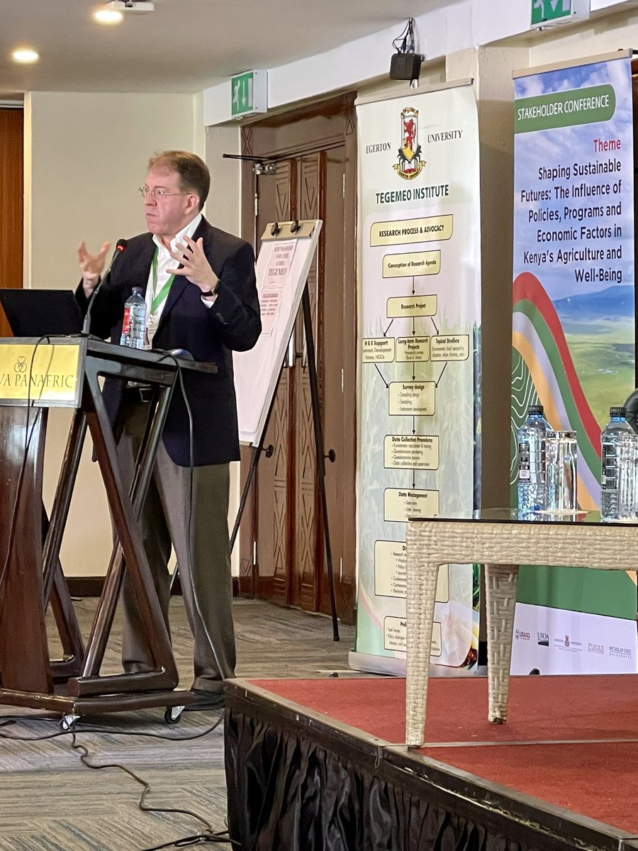 We had a successful two day conference hosted by <a href="/tegemeoorg/">Tegemeo Institute</a> on the theme of Sustainable Futures-the influence of policies, programs and economic factors in Kenya”s agriculture &amp; well-being.  This was an event funded under the SARA-KEA project of <a href="/MSUAFRE/">MSU AFRE</a> Food Security Group.