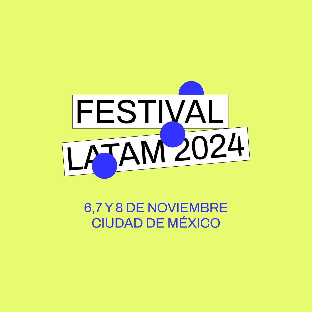 🎉🇲🇽 ¡Llega el #FestivalLATAM 2024!

Es el evento de periodismo digital más importante de México y América Latina 🌎.

🗓️ En Ciudad de México el 6, 7 y 8 de noviembre. ¡No te lo pierdas!

Reserva tu lugar: forodemediosdigitales.com