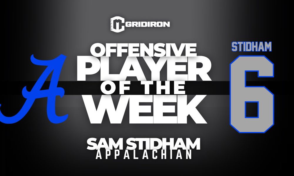 CM_gridiron's tweet photo. CM Gridiron’s Offensive Player of the Week | Week 8 | Sam Stidham | Appalachian

Sponsored By: Titan Transportation Services Family First Medicine, LLC and Albertville Discount Pharmacy

Follow the link to read Sam’s article.

https://t.co/TuBdxRTl6E https://t.co/nXMZJY1eCD