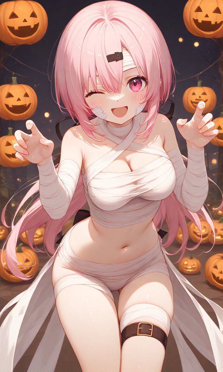 Shin_Aiart_'s tweet photo. 【リクエスト】
にじさんじの椎名唯華さん👻（ハロウィンコス） https://t.co/mmQM40oAiU