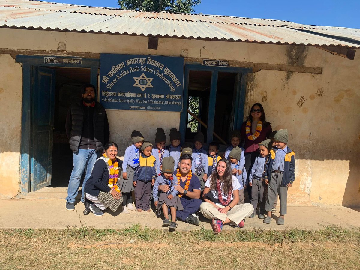 phanepal's tweet photo. Picture time! After health screening in nine schools in Okhaldhunga, rural eastern part of Nepal. https://t.co/yP4wiYiw8D