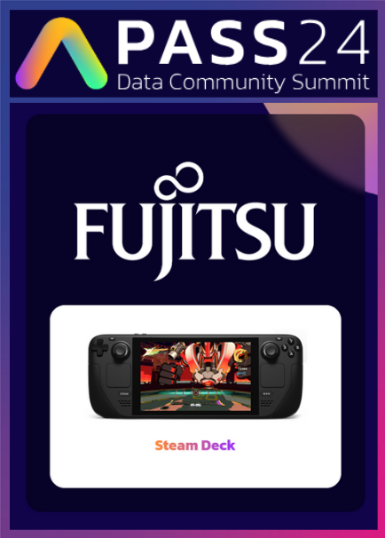 Fujitsu Postgres (@fujitsupostgres) on Twitter photo <a href="/FujitsuPostgres/">Fujitsu Postgres</a> has a bunch of fun stuff planned for our <a href="/PASSDataSummit/">PASS Data Community Summit</a> Expo Booth including a raffle to win a #steamdeck from <a href="/OnDeck/">Steam Deck</a>.
If you haven't registered yet, save $150 with our discount code: FUJITSU150CP <a href="/FujitsuPostgres/">Fujitsu Postgres</a> has a bunch of fun stuff planned for our <a href="/PASSDataSummit/">PASS Data Community Summit</a> Expo Booth including a raffle to win a #steamdeck from <a href="/OnDeck/">Steam Deck</a>.
If you haven't registered yet, save $150 with our discount code: FUJITSU150CP