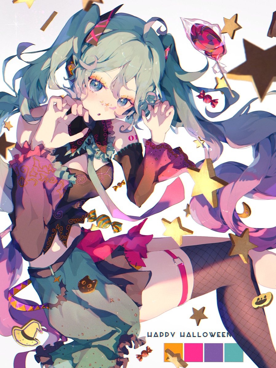 yuyufufu_'s tweet photo. #HappyHalloween 
 #初音ミク
Trick or Treat！ https://t.co/Yk8SVuKoXd