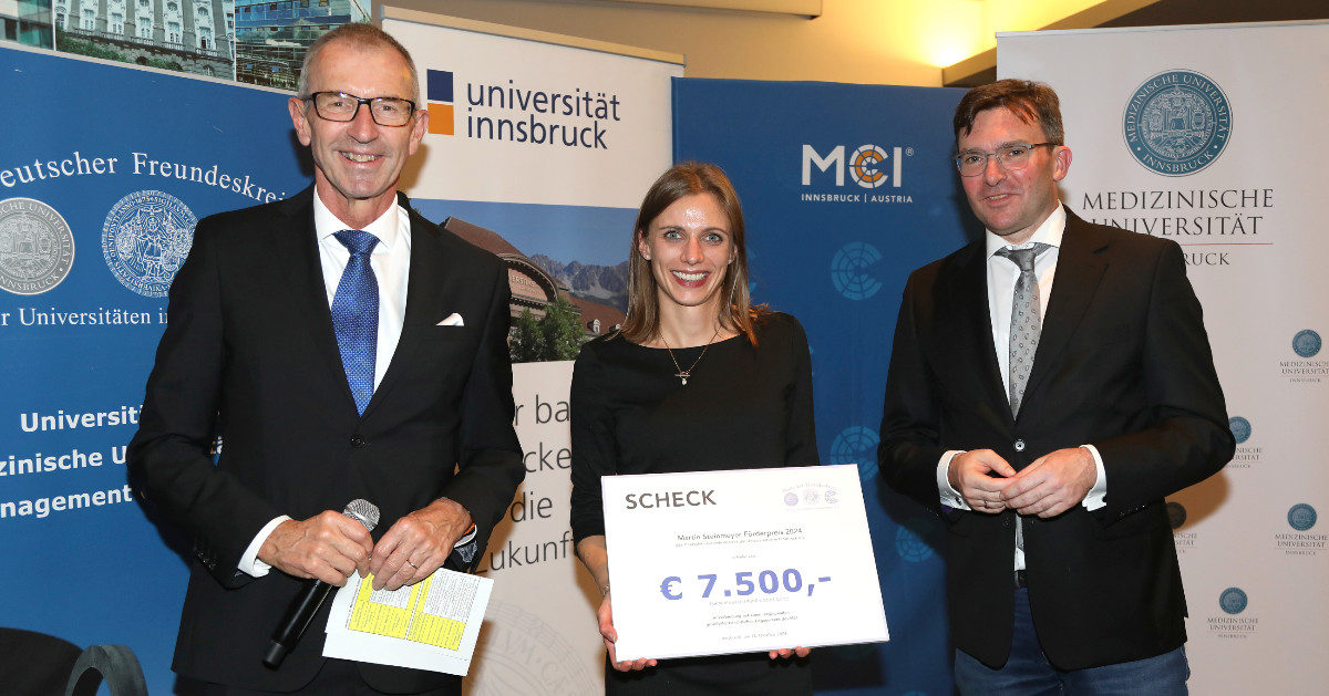 🏆 MCI Studierende erhalten DFK Förderpreis für herausragende Studienleistungen &amp; Martin Steinmeyer Förderpreis für unternehmerische Initiativen!

Mehr über die Gewinnerinnen 👉 ow.ly/9p4u50TW5KN

📸 © Frischauf Bild