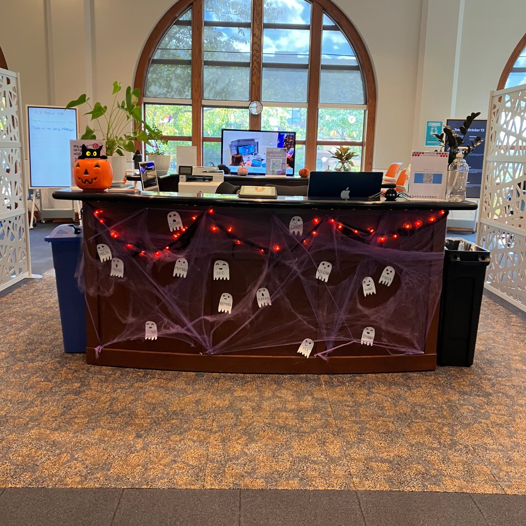 Guys, we're definitely not excited for Halloween... 👀 But if you’re around on 10/31, swing by the ADP Center for some spooky treats! 🎃🍬 @montclair_ceel #ADPCenter #Halloween #MontclairStateUniversity #HalloweenAtADP