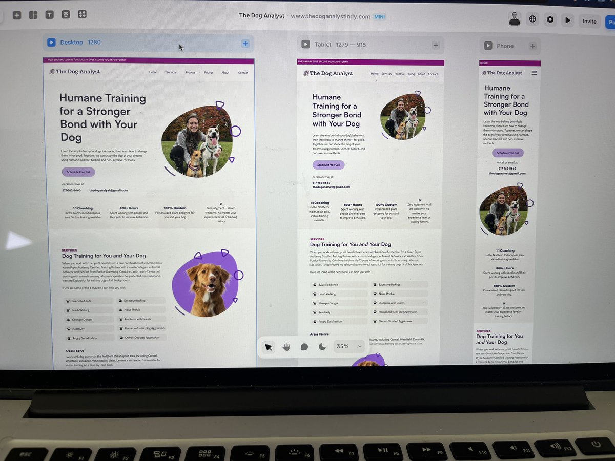 Really enjoying building in <a href="/framer/">Framer</a>