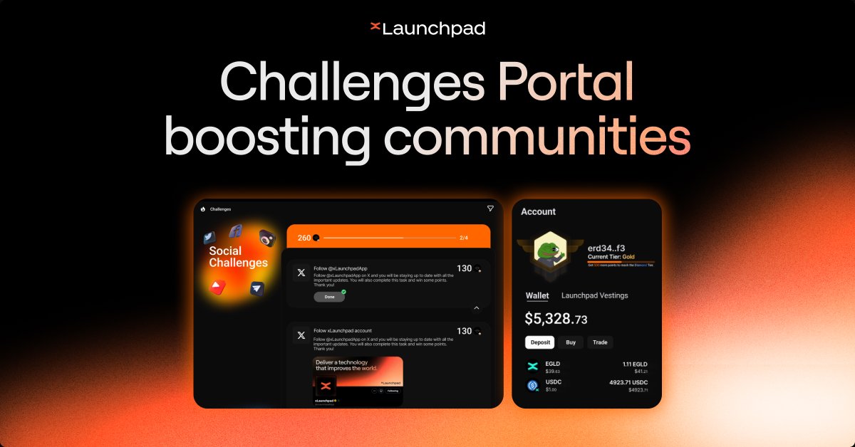 Introducing the Challenges Portal for xLaunchpad Projects

Starting with <a href="/_AI_Nexus/">AI Nexus</a>, projects can now engage their communities and drive more traction by rewarding users with extra launchpad tickets.

Through a variety of challenges - including quizzes, on-chain tasks, periodic,