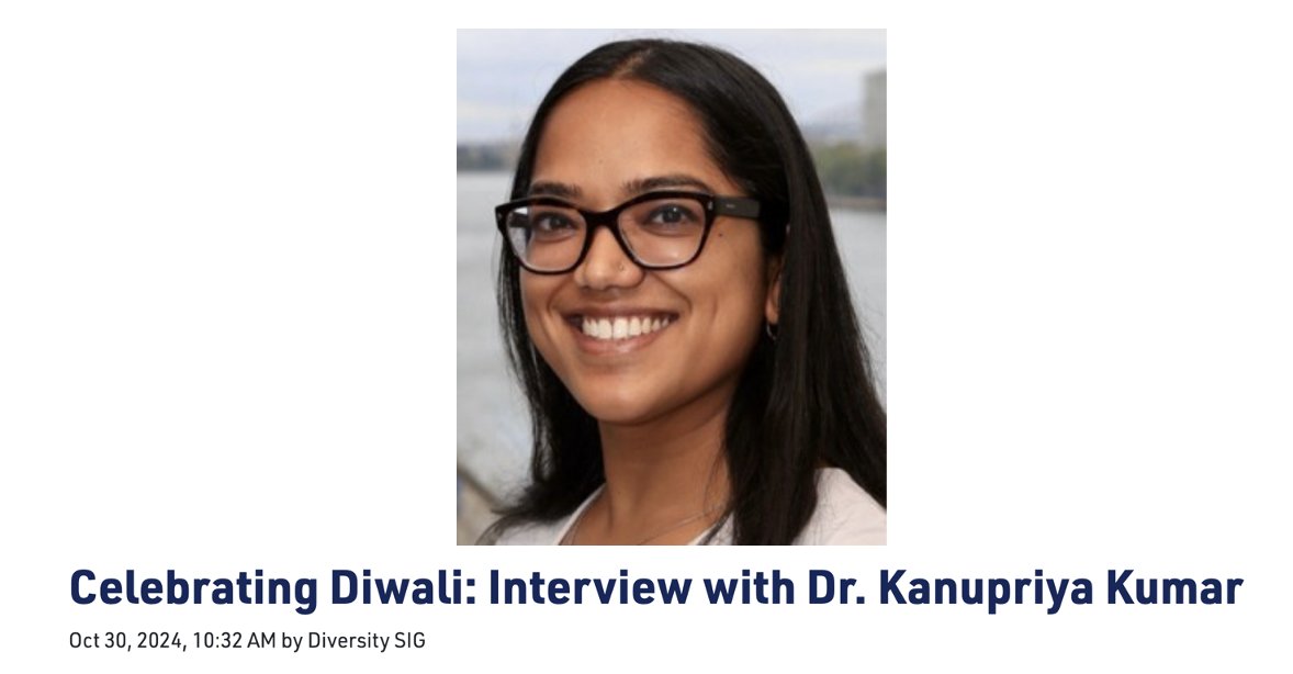 UcheUmehMD's tweet photo. ASRA Pain Medicine Diversity SIG interviews @KanupsKumar for Diwali.  As she explains “Diwali is the Festival of Lights, and celebrates the triumph of good over evil, and new beginnings.”
Interview: https://t.co/kUnfbiTSZ9 
@ASRA_Society @HSSAnesthesia #Diwali2024 #ASRADiversity https://t.co/4rAgfWNGwx