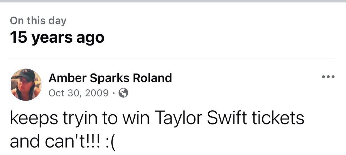 gymbrat2's tweet photo. 15 years later still trying 🥺@taylornation13 @taylorswift13 #wonderingifIllevergo #erastourisending #ErasTour https://t.co/9sMNoVW8Bk