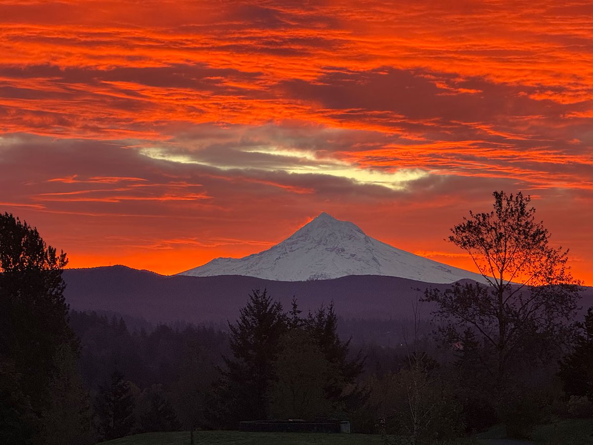 Wow, what a sunrise! This was taken from aptly named Sunrise Park in Troutdale by Marvin Nelson.

Share your photos and videos with us using the free KPTV FOX 12 Oregon news app.