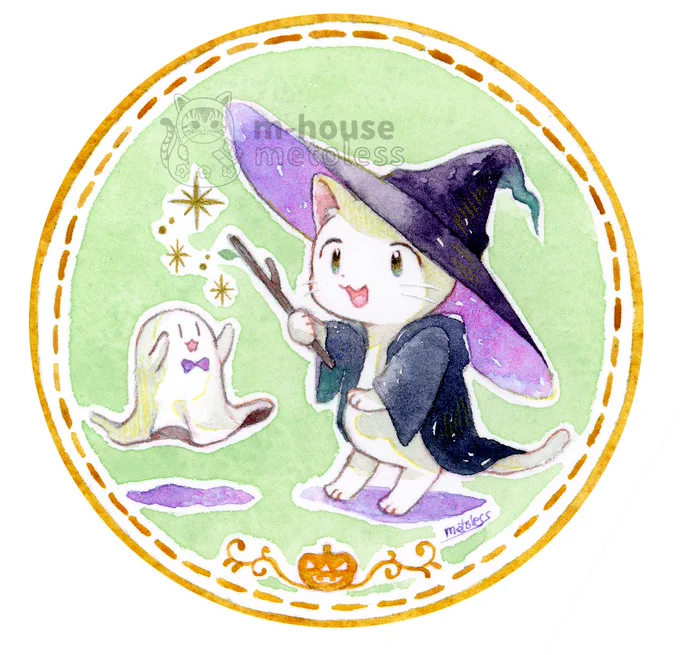 #Halloween #watercolors 
