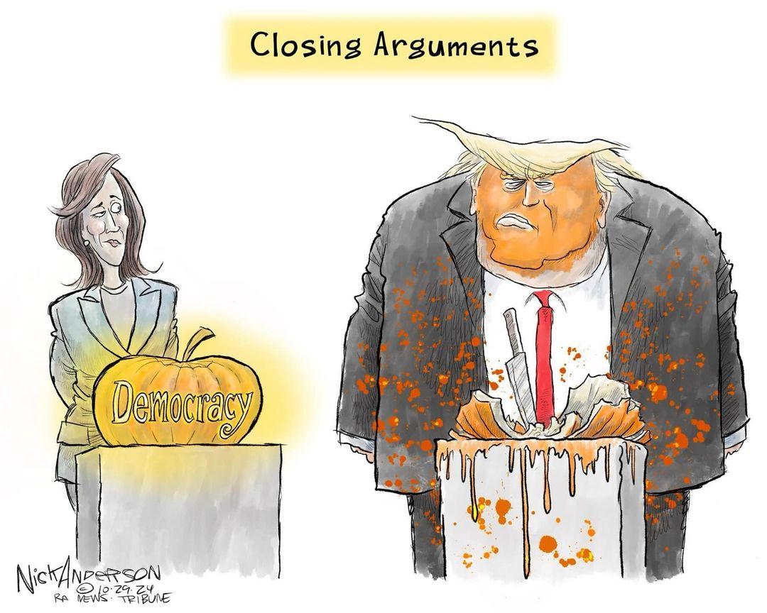 CASE CLOSED!

NICK ANDERSON NAILED IT, AGAIN!

<a href="/Nick_Anderson_/">Nick Anderson/Political Cartoonist</a> #NickAnderson 

#TrumpIsNotWell #Trump #TrumpRally #FoxNews #VoteBlue 
#HarrisWalz2024 
#WomensRights
#TrumpNaziRally #TrumpHateRally
#PuertoRico #Latinos #HarrisSurge
#Garbage #Halloween