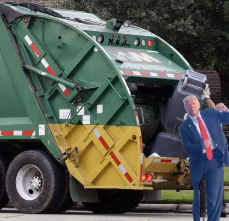 Ashleywire57's tweet photo. #Garbage #MAGA 
We've been promoted! I kind of liked being a deplorable, quite frankly, but I'll take it. 

#DeplorableGarbage https://t.co/SJ1vc9VpqH