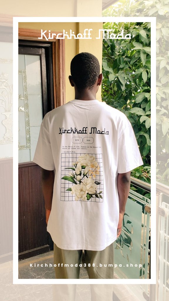 Kirchhoff__Moda's tweet photo. Kirchhoff Moda 'JASMINE' White T-shirt 

Shop Link: https://t.co/vRQajOnrqs https://t.co/AS40OrUJMp