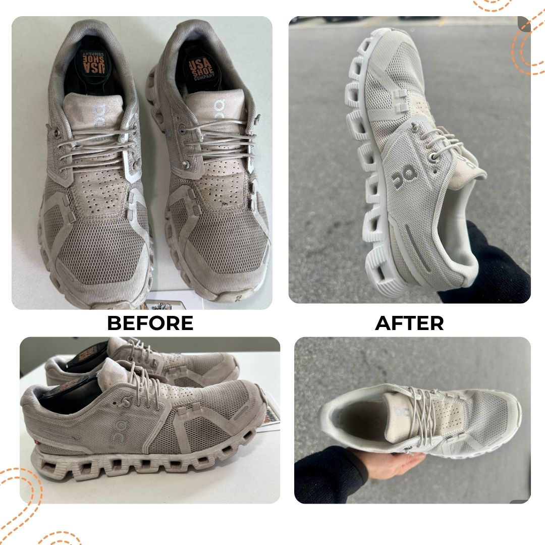 UsaShoeCo's tweet photo. Sneaker Cleaning Services
Our shoe cleaning service will have your Oncloud sneakers looking brand new!
Bring your shoes in today for a spa treatment of their own!🌟

LOCATION:
📍5610 Edgewater Drive,
Orlando, Florida, 32810.
📱(407) 253-3885 https://t.co/gRvOb6iojV
