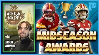 rotounderworld's tweet photo. On #WakeAndTake, @JFootballwine is giving out his midseason fantasy football AWARDS🏆
The Categories Are:
🔥 Rookie Of The Year
📈 Best Value
📉 Biggest Disappointment
🎧:https://t.co/uLk5vz1DJn
📺:https://t.co/YxzYg5K7ni https://t.co/EPrc1r38YP