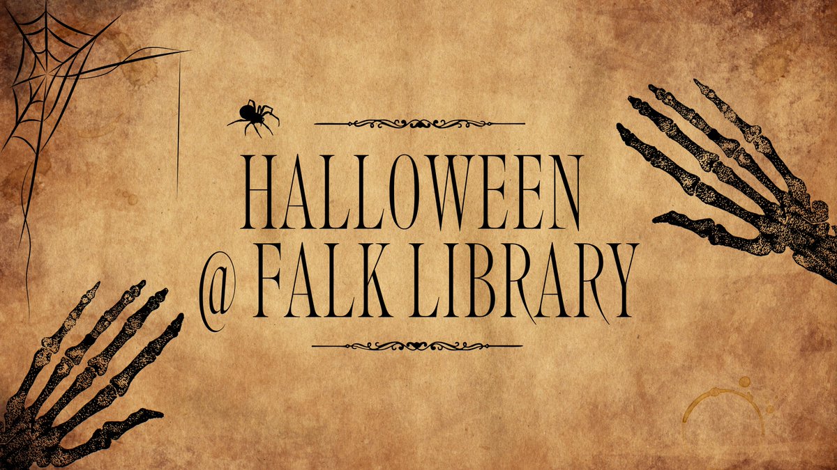 This is not a TRICK! Stop by Falk Library tomorrow and TREAT yourself to candy and spooky stickers from our History of Medicine Collection.