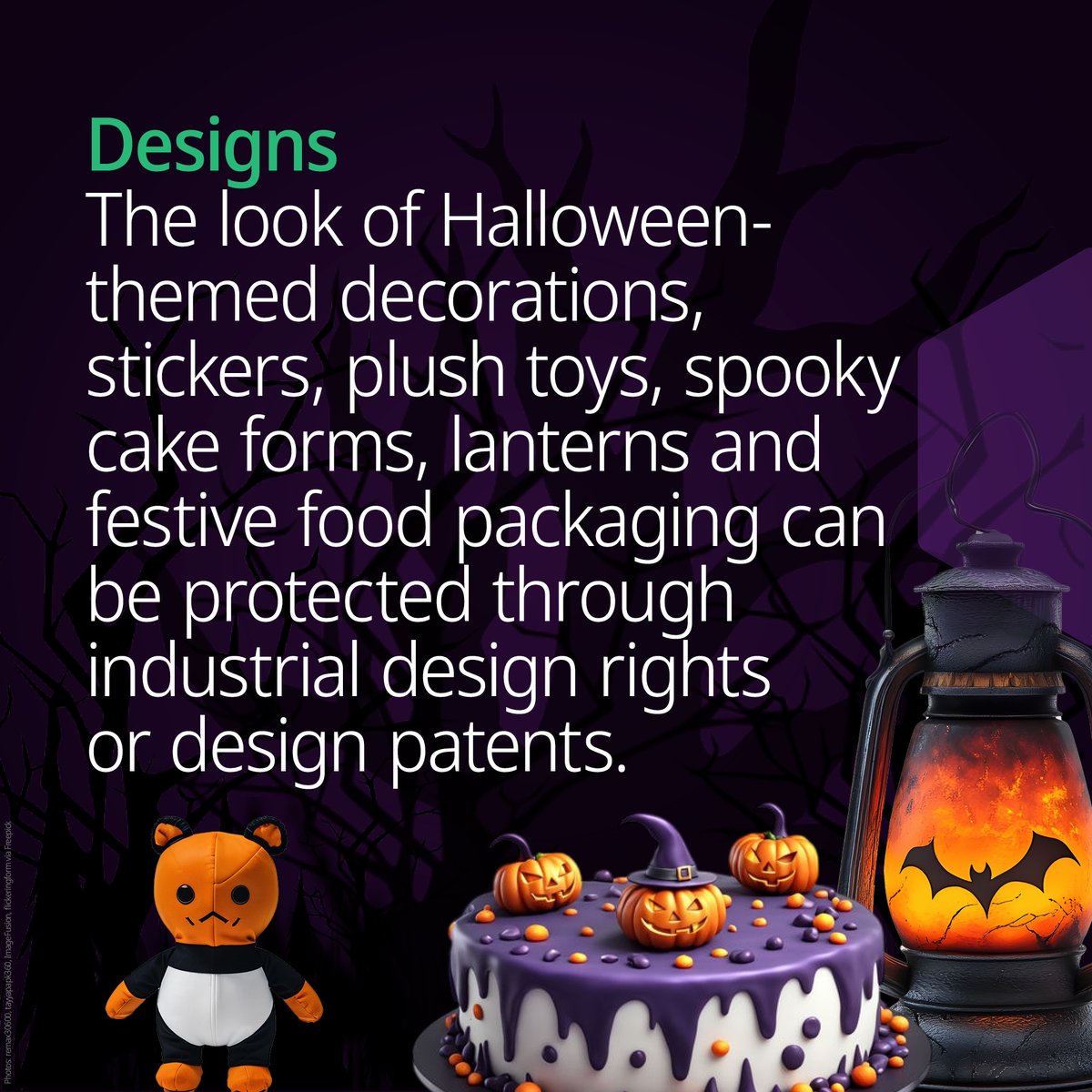 WIPO's tweet photo. 🎃🦇👻Happy #Halloween🧟‍♀️🧛‍♀️💀

Do you know how much intellectual property there is in this spooky celebration?

Take a look🔽

#CreepyIP