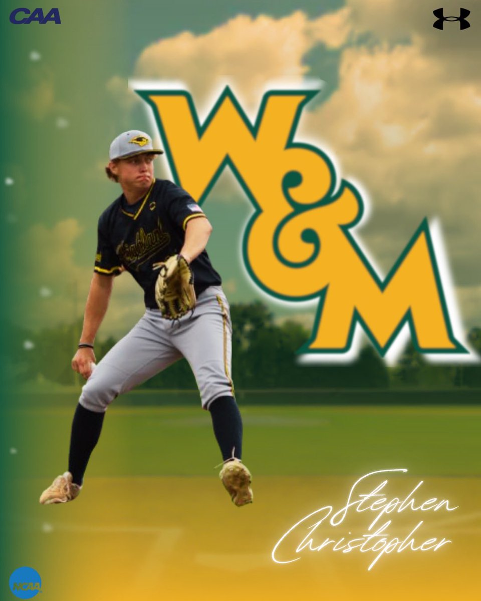 I’m honored to announce that I will be continuing my athletic and academic career at Division 1 William &amp; Mary! Huge thanks to my parents, coaches, and trainers who have helped me get to this point! God is so great! Go tribe!💚💛