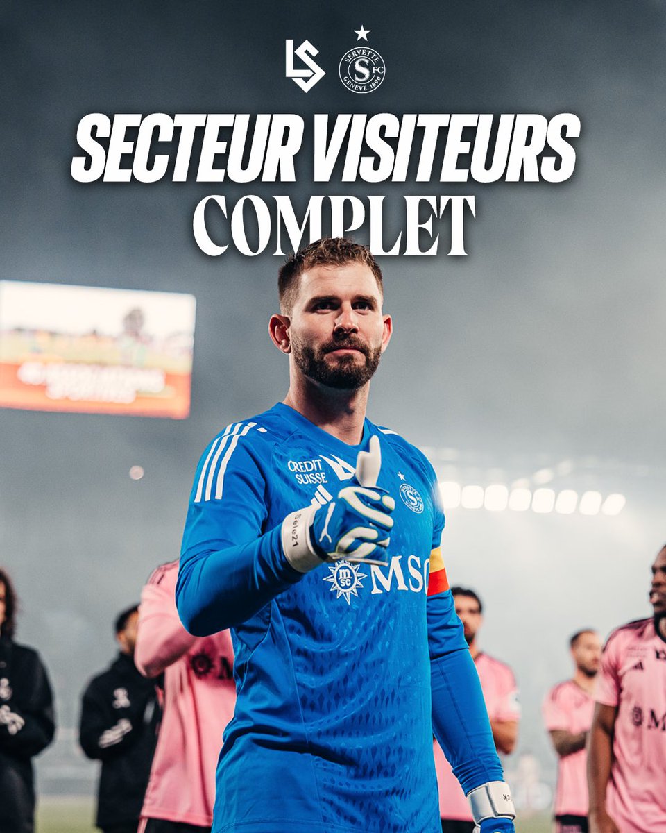 ❌𝗦𝗘𝗖𝗧𝗘𝗨𝗥 𝗩𝗜𝗦𝗜𝗧𝗘𝗨𝗥𝗦 𝗖𝗢𝗠𝗣𝗟𝗘𝗧 🔥

Pour les supporters souhaitant venir supporter les Grenat ce dimanche, il faut désormais vous diriger vers les secteurs C1 et C2 du Stade de la Tuilière 🏟

#NotreVilleNotreClub
