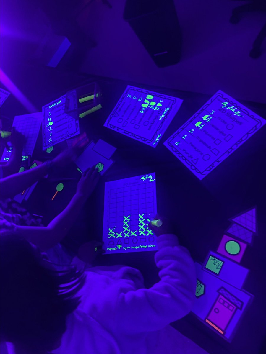 STEMCullmanCity's tweet image. ✨Exploring the beauty of glowing 2D shapes with West math coach @MrsCaretti✨ Graphing these vibrant forms reveals a world of patterns and creativity. Math meets STEM in every curve and angle! #MathSTEM #Graphing #Engineering  @LindsayBrannon @BOECullmanCity @wescullman