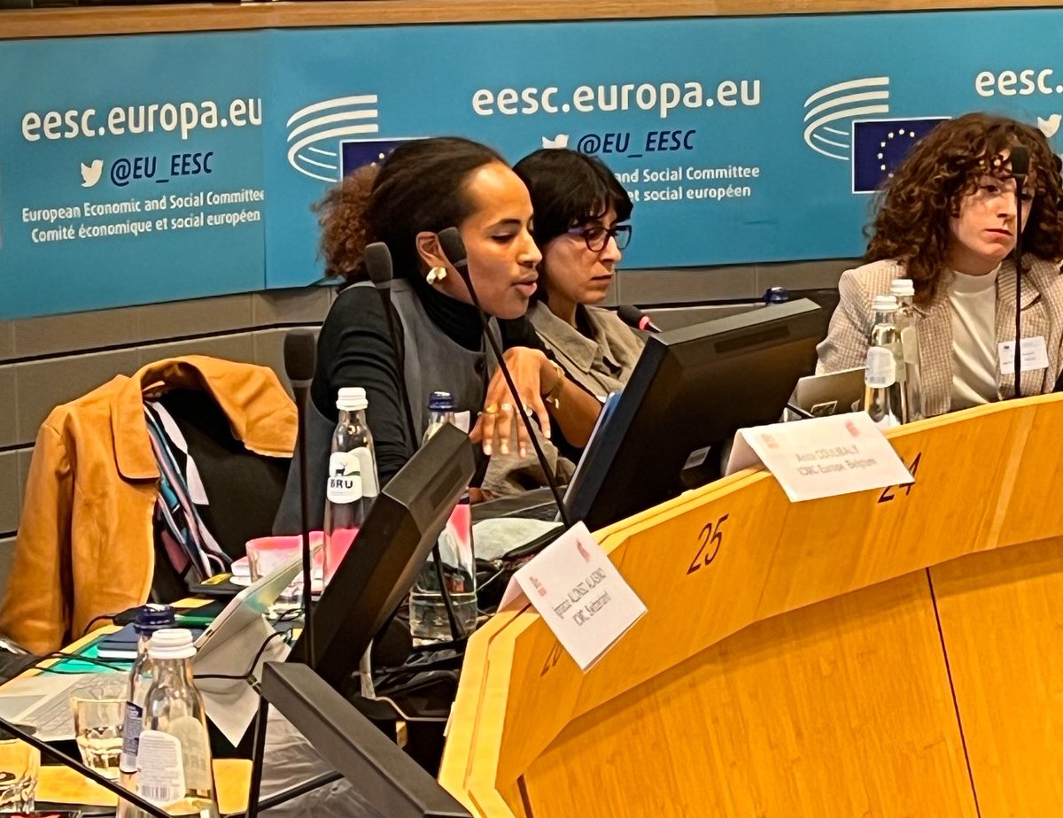 Share Network (@sharenetwork3) on Twitter photo 🗣️Our colleague Anna Coulibaly shares insights on how sponsorship & labour pathways fill vital roles with skilled refugees, strengthening the care sector and providing opportunities for all.
🎤<a href="/UNI_Europa/">UNI Europa</a>'s #CareDialogue
📍<a href="/EU_EESC/">European Economic and Social Committee</a>
#LabourPathways #MigrationEU 🗣️Our colleague Anna Coulibaly shares insights on how sponsorship & labour pathways fill vital roles with skilled refugees, strengthening the care sector and providing opportunities for all.
🎤<a href="/UNI_Europa/">UNI Europa</a>'s #CareDialogue
📍<a href="/EU_EESC/">European Economic and Social Committee</a>
#LabourPathways #MigrationEU