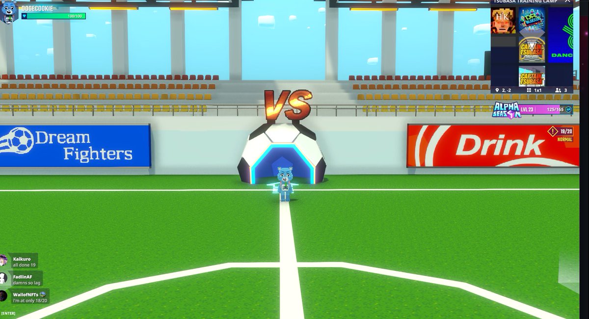 ⚽ Even Tsubasa needs to hit training camp before bringing home another championship🏅Come train with me in <a href="/TheSandboxGame/">The Sandbox</a> register-landings.sandbox.game/alphaseason4-s… #TheSandbox #AlphaSeason4 #AS4SocialChallenge