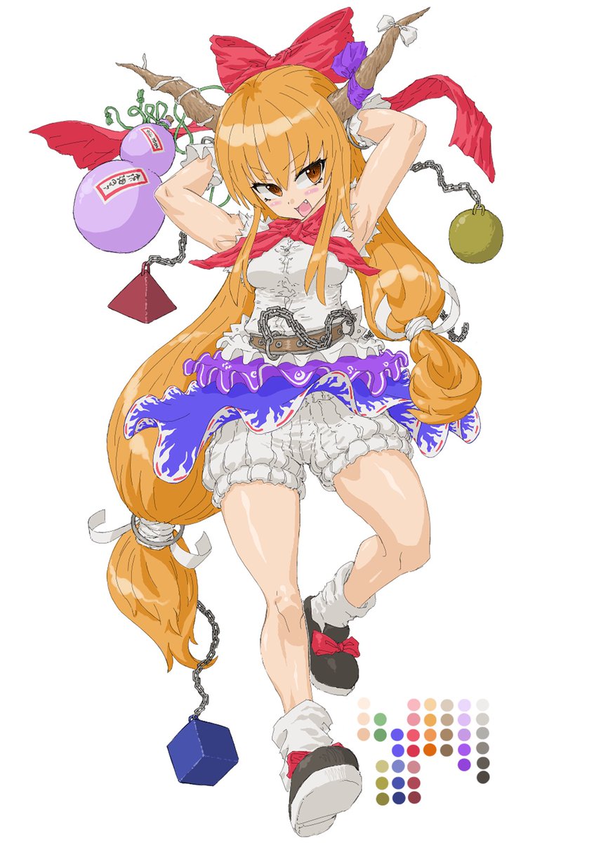 VEErecursion's tweet image. 伊吹萃香 東方Project md