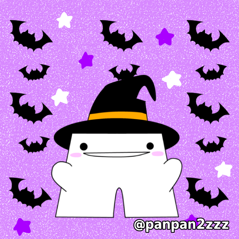 panpan2zzz's tweet photo. おはようございます☀️☀️
🕯🎃*⸜𝑯𝒂𝒑𝒑𝒚 𝑯𝒂𝒍𝒍𝒐𝒘𝒆𝒆𝒏⸝*👻🍬
ハロウィンですね〜🎃🌙👻🌟
今日も1日甘いお菓子を食べつつ楽しく過ごしましょ〜！！
#イラスト #ゆるいイラスト #ゆるい絵 #ハロウィン #ハロウィンイラスト2024  #ぱんつーず https://t.co/TrfHiuIJxe