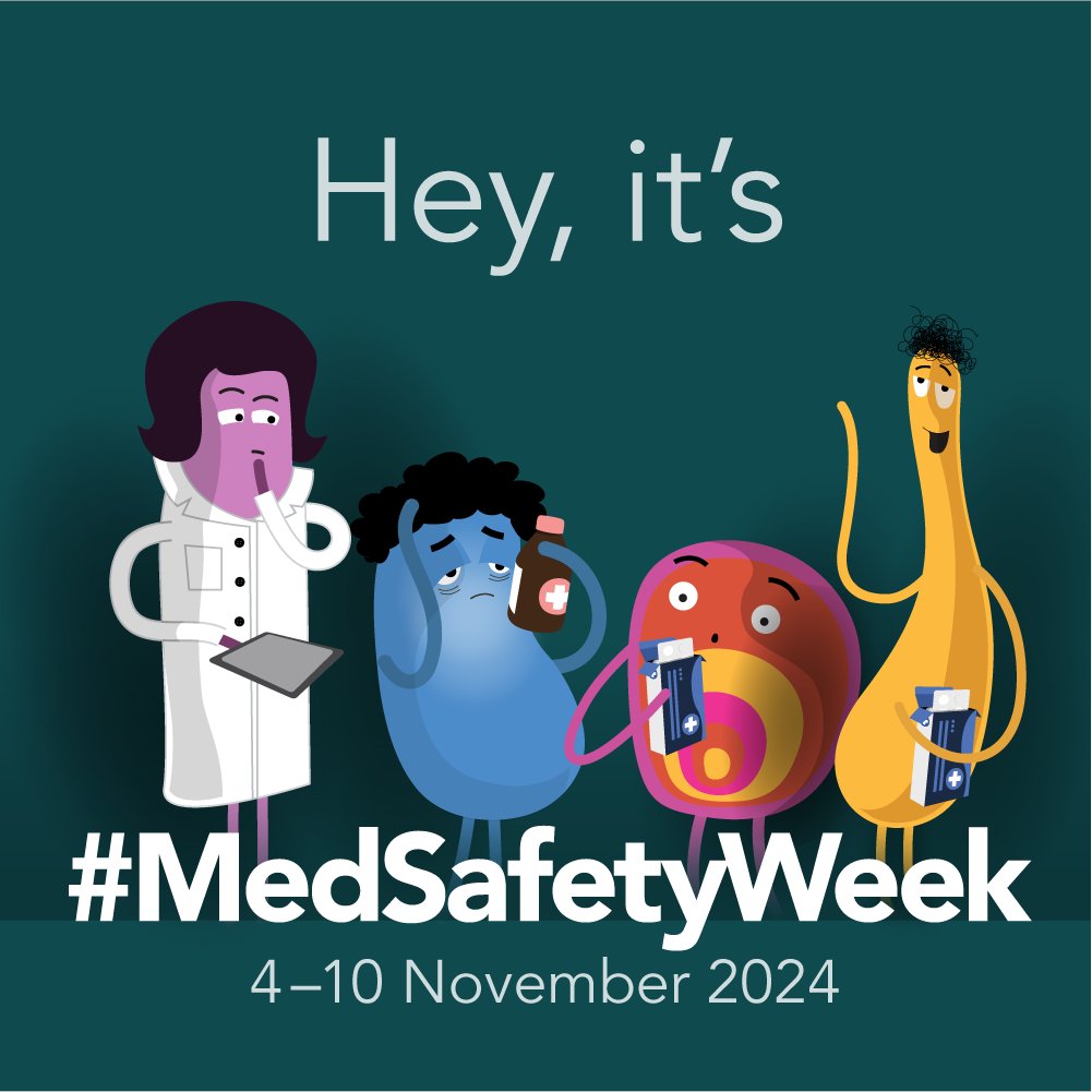 NottsHCPharmacy (@nottshcpharmacy) on Twitter photo ✨#MedSafetyWeek ✨
TODAY marks the start of the 9th annual #MedSafetyWeek
THIS YEAR'S THEME: the importance of using medicines in the right way to prevent side effects, and to report side effects when they do occur.
#ReportSideEffects #MHRAYellowCard <a href="/NottsHealthcare/">Nottinghamshire Healthcare</a> ✨#MedSafetyWeek ✨
TODAY marks the start of the 9th annual #MedSafetyWeek
THIS YEAR'S THEME: the importance of using medicines in the right way to prevent side effects, and to report side effects when they do occur.
#ReportSideEffects #MHRAYellowCard <a href="/NottsHealthcare/">Nottinghamshire Healthcare</a>
