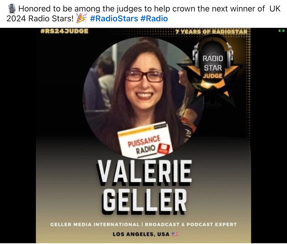 Valerie Geller tweet media