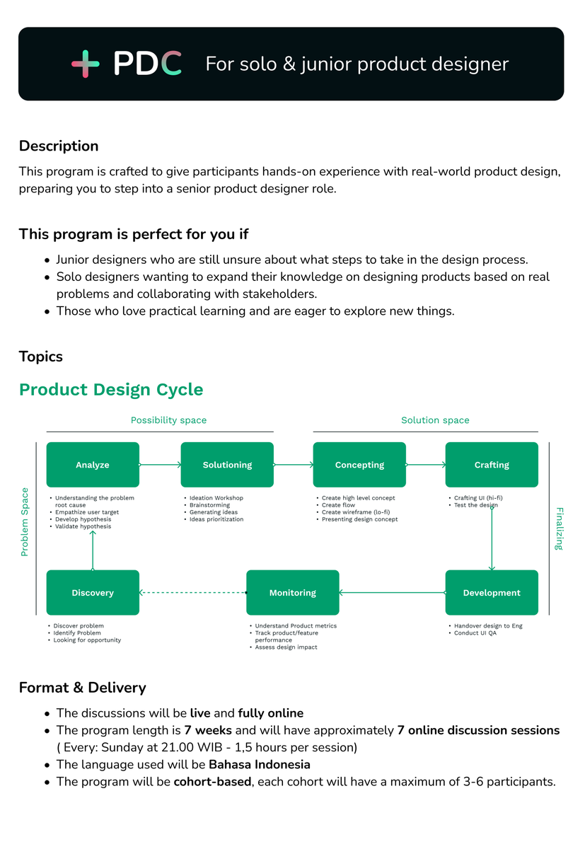 galuhnap's tweet image. Ketika gw hilang arah saat ngerjain project, gw selalu revisit framework ini untuk nyari tau apa yang harus gw lakuin.

Framework ini udh ngebantu gw: 
Execute bbrp high impact project di company dulu, initiate high impact project, build design system, convincing stakeholders,…