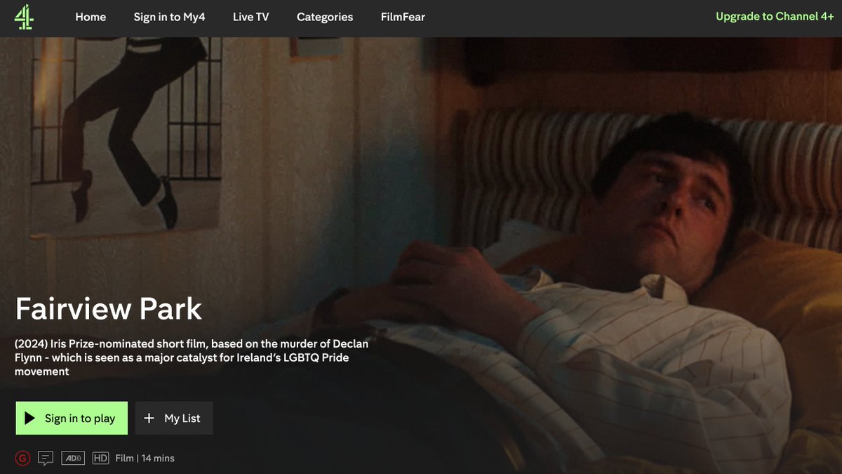 Fairview Park is now available to stream on Channel 4 anytime you wish for an entire year 💥
We just want to thank everyone involved in the films production &amp; everyone who helped outside of this from Declan’s family to family, friends &amp; contributors 👏 Link Below..