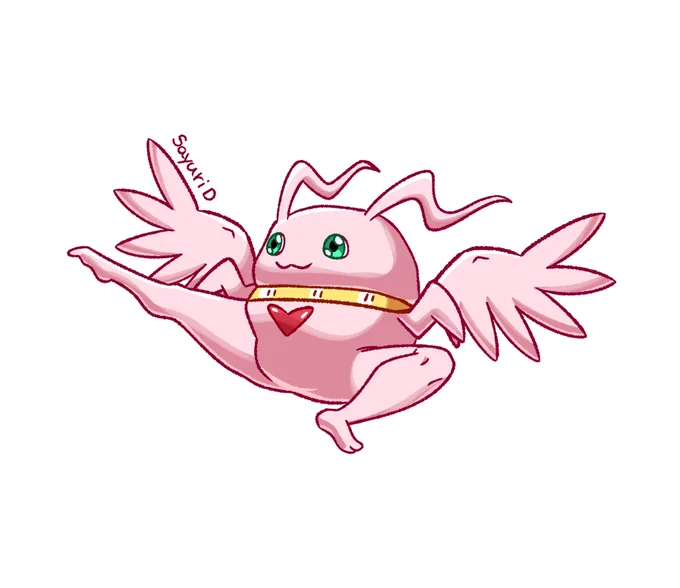 マリンエンジェモンの空N #Digimon #デジモン #イラスト