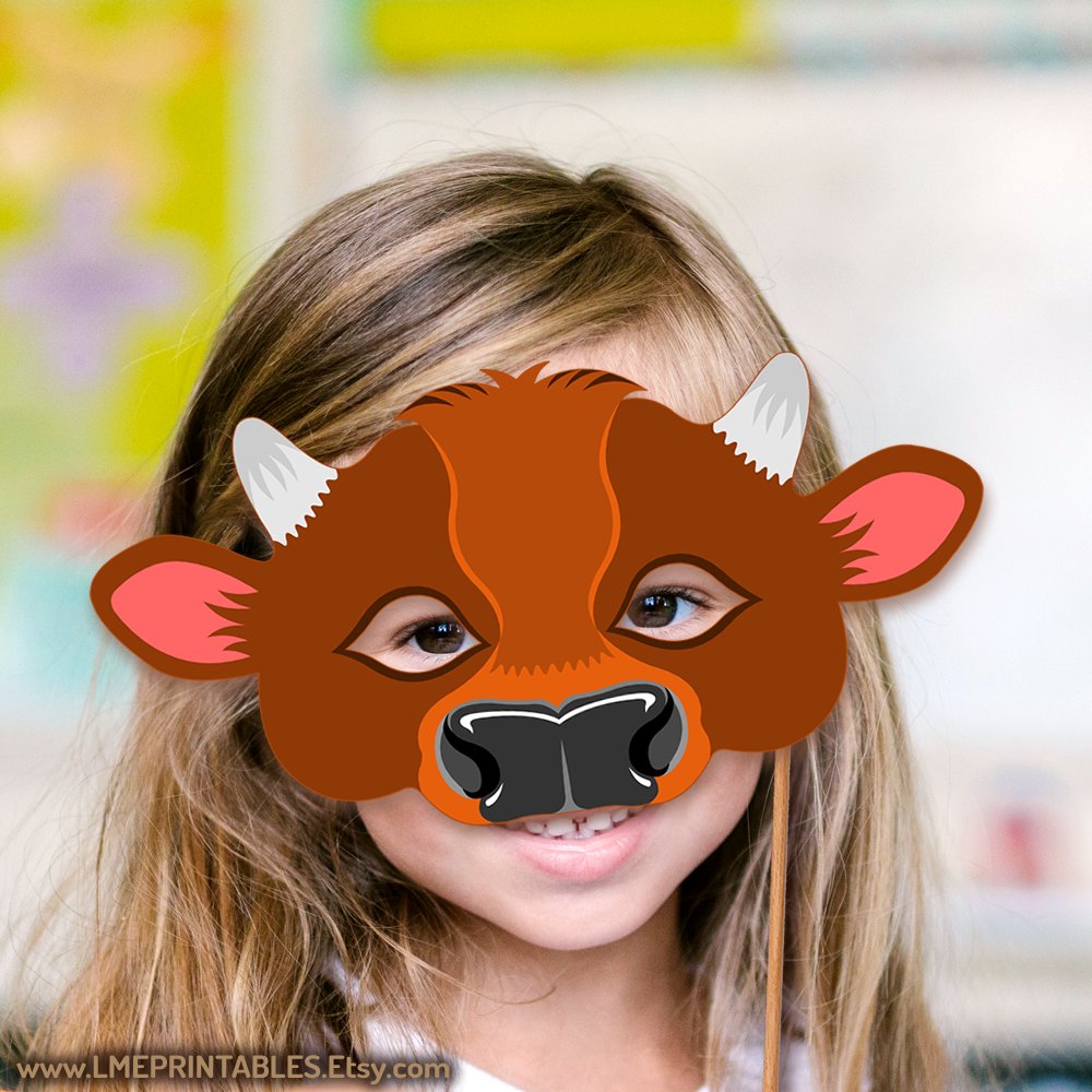 lmeprintables's tweet photo. Cow Printable Mask Costume Halloween Brown Animal Farm Heifer Animals Bull Party Props Birthday Paper Craft Masks Storytelling Kids Adult https://t.co/WgK64QfBd5 via @Etsy #cowmask #cowcostume #halloweenmasks #halloweencostumes #lastminutecostumes #Halloween https://t.co/kVEEeDfUZX