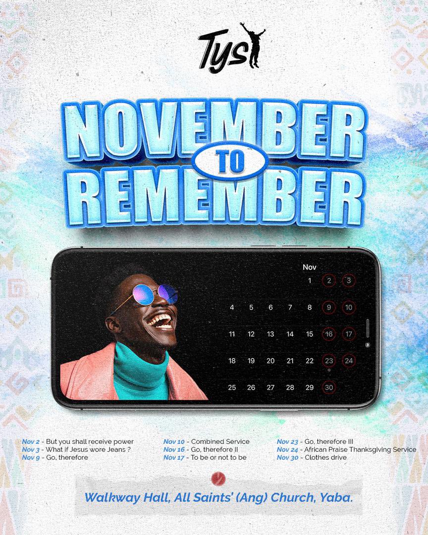 PYC_allsaints's tweet photo. NOVEMBER TO REMEMBER!!!! https://t.co/5LSpvX6F5t