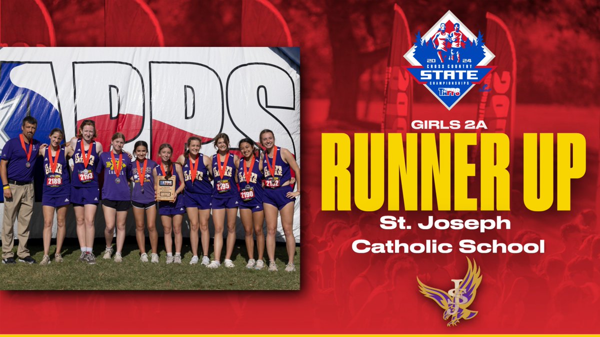 Congratulations to St. Joseph Catholic School, our TAPPS 2024 2A Girls Cross Country State Runner Up!
