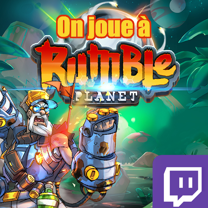 Ce soir on joue à RUMBLE PLANET en live avec <a href="/THEMisterfox/">Hugo Amizet / Misterfox</a> !
Rendez-vous à 20h30 sur Twitch ! 
twitch.tv/nicot1k0