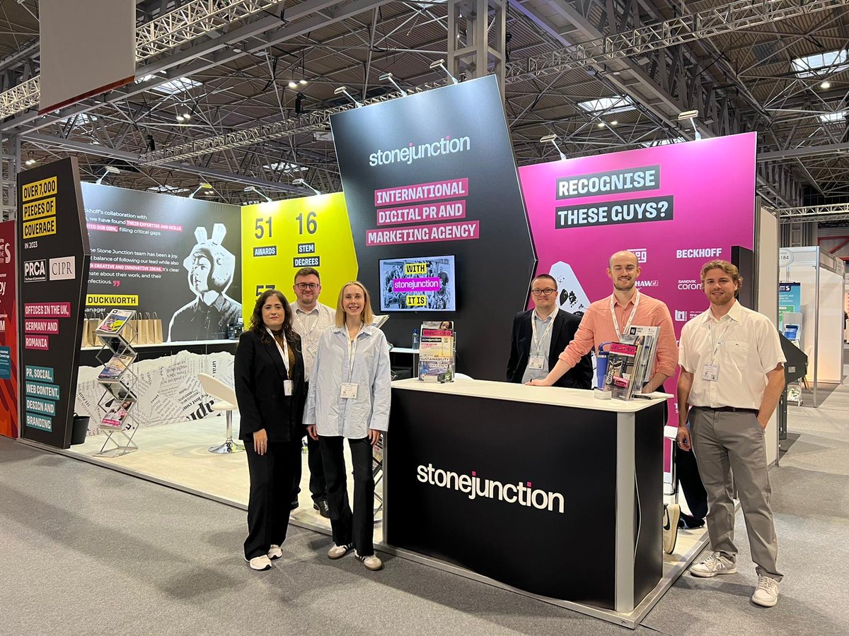 Stone Junction (@stonejunctionpr) on Twitter photo We're back and we're better! What do you think of our new stand? 🤩 Come and have a chat with us at stand H192 today and tomorrow at <a href="/advancedenguk/">Advanced Engineering</a> 🤝
#AdvancedEngineering We're back and we're better! What do you think of our new stand? 🤩 Come and have a chat with us at stand H192 today and tomorrow at <a href="/advancedenguk/">Advanced Engineering</a> 🤝
#AdvancedEngineering