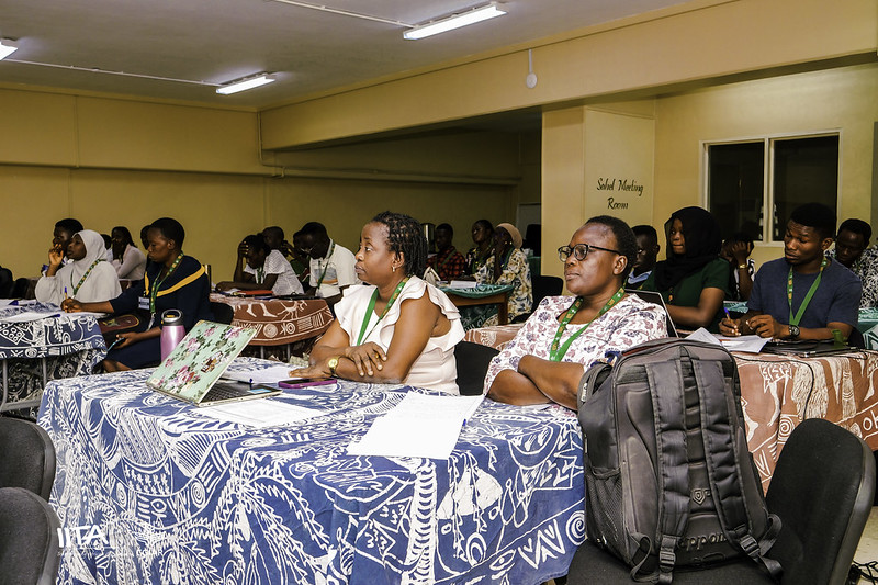 IITA_CGIAR's tweet image. An #ongoing 10 day training on #plantain breeding by the IITA Plantain Breeding Program is designed to build the capacity of @NihortNG staff at the institute's headquarters in Ibadan. 
This is in line with IITA's efforts to strengthen the capacity of national systems in #Nigeria