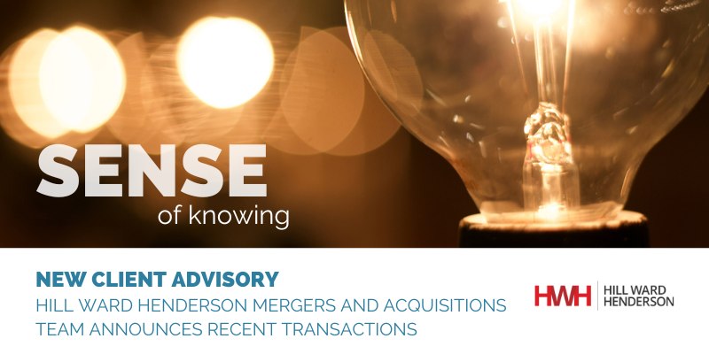 Read the latest Client Advisory from our Mergers and Acquisitions Group to learn more about their recent transactions.

hwhlaw.com/advisory-m-a-c…