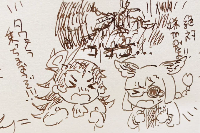 フォロワーさんとディズニーランドとシーに行った思い出を思い返しながらウィルとルオを書いてました…✒️ 