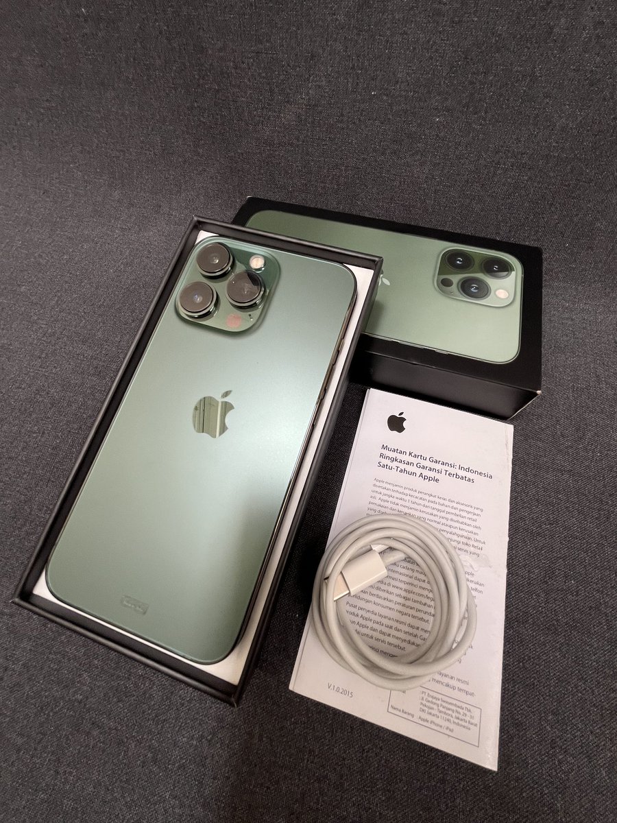 fhardijanto's tweet photo. Jual iphone 13 pro 128gb ibox
Produksi tahun 2022
Baterai health 84% 
Fullset original lengkap (Bonus softcase)
Truetone face id on semua
3utools skor 98 
✅ rekber ijo/orange ready
Lokasi : kediri
#iphone13pro #iphone13 #wts #wtb #zonauang #zonajajan #jualiphone https://t.co/ogmqth5oT5