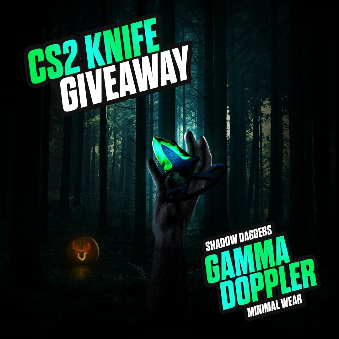 How about a Halloween giveaway?!  

Get your hands on these Shadow Daggers | Gamma Doppler (MW), worth over €250!

To enter: 
- Follow <a href="/VerdantEC/">Verdant</a>
- Like &amp; Repost 
- Tag 2 friends  

The winner will be drawn on the 10th November.

#ThriveByNature🌿